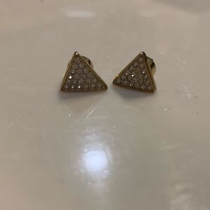 Michael Kors Triangle Stud Earrings